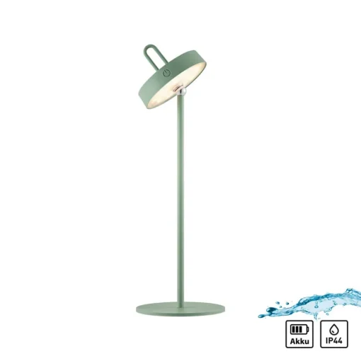 JUST LIGHT. GmbH JUST LIGHT. Amag LED-bordlampe, grønn, jern, IP44| Dekorasjonsbelysning|Bordlamper