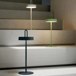 JUST LIGHT. GmbH JUST LIGHT. Amag LED-bordlampe, svart, jern, IP44 Outlet