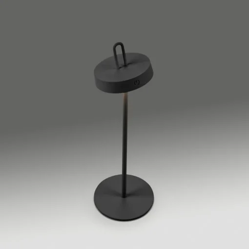 JUST LIGHT. GmbH JUST LIGHT. Amag LED-bordlampe, svart, jern, IP44 Outlet
