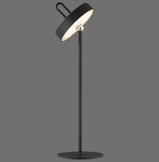 JUST LIGHT. GmbH JUST LIGHT. Amag LED-bordlampe, svart, jern, IP44 Outlet