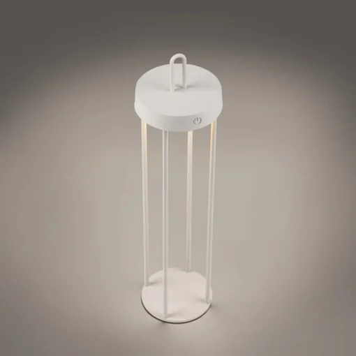 JUST LIGHT. GmbH JUST LIGHT. Anselm LED-bordlampe, hvit, 50 cm, jern| Terrassebelysning