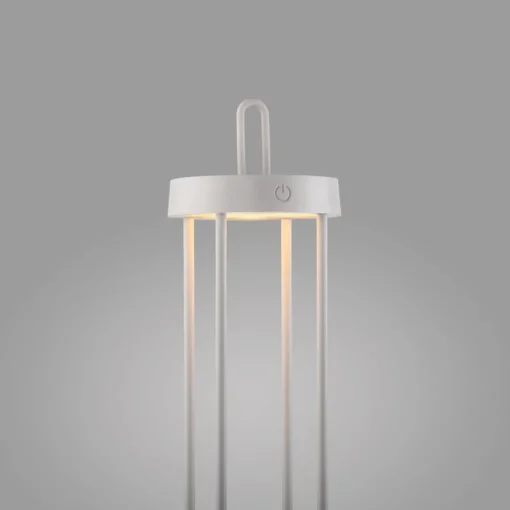 JUST LIGHT. GmbH JUST LIGHT. Anselm LED-bordlampe, hvit, 50 cm, jern| Terrassebelysning