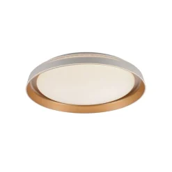 JUST LIGHT. GmbH JUST LIGHT. Sati taklampe, plast, hvit/messing Outlet