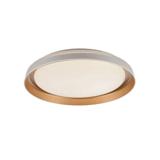 JUST LIGHT. GmbH JUST LIGHT. Sati taklampe, plast, hvit/messing Outlet