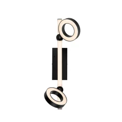 JUST LIGHT. GmbH JUST LIGHT. Taklampe LOLAsmart Bileda, 2 lyskilder, svart| Smarthus Belysning