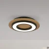 JUST LIGHT. GmbH JUST LIGHT. Taklampe Tola, rund, tre, 3 000 K Best