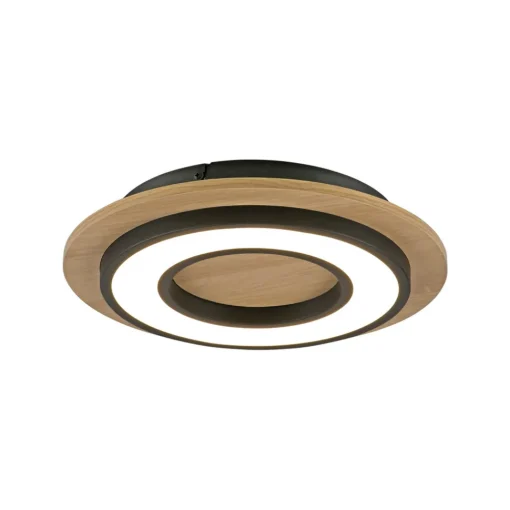 JUST LIGHT. GmbH JUST LIGHT. Taklampe Tola, rund, tre, 3 000 K Best