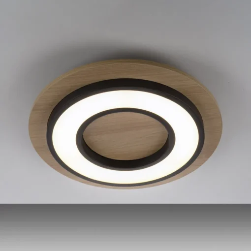 JUST LIGHT. GmbH JUST LIGHT. Taklampe Tola, rund, tre, 3 000 K Best