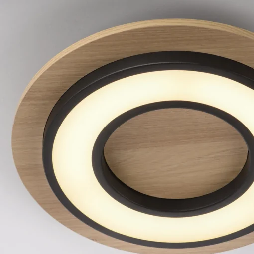 JUST LIGHT. GmbH JUST LIGHT. Taklampe Tola, rund, tre, 3 000 K Best