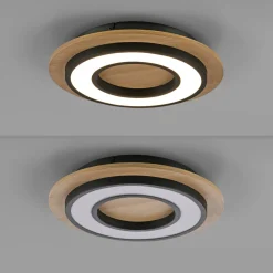 JUST LIGHT. GmbH JUST LIGHT. Taklampe Tola, rund, tre, 3 000 K Best