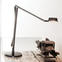 Kartell Justerbar LED bordlampe Aledin Dec, røykgrå Online