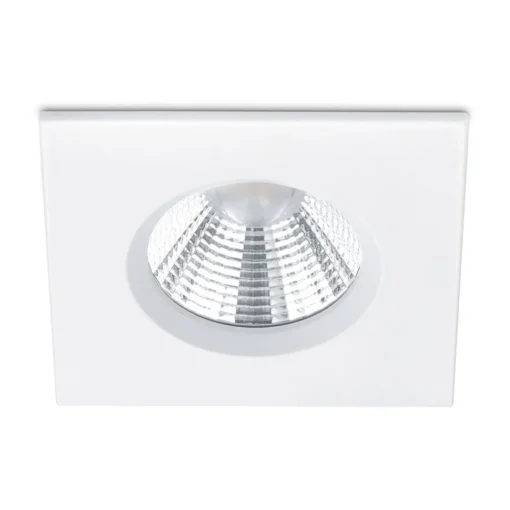 Trio Lighting Kantet LED-downlight Zagros IP65 matt hvit| Downlights