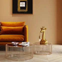 KARE Animal Giraffe bordlampe høyde 50 cm gull| Bordlamper