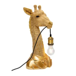 KARE Animal Giraffe bordlampe høyde 50 cm gull| Bordlamper
