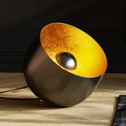 KARE Apollon gulvlampe, svart, Ø 35 cm Outlet