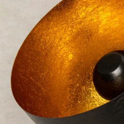 KARE Apollon gulvlampe, svart, Ø 35 cm Outlet