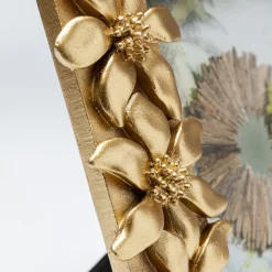 KARE bilderamme Flower, 13 x 18 cm, polyresin, gullfarget Best