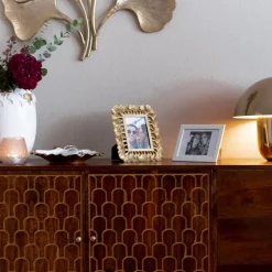 KARE bilderamme Ginkgo, 10 x 15 cm, polyresin, gullfarget Hot