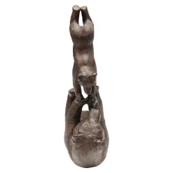 KARE dekorativ figur Artistic Bears Handstand, polyresin, brun Outlet