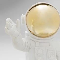 KARE dekorativ figur Welcome Astronaut, høyde 27 cm, hvit| Møbel Og Interiør