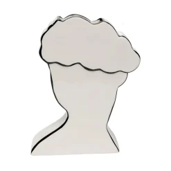 KARE Favola Lady-vase, høyde 25 cm, keramikk, svart/hvit| Møbel Og Interiør