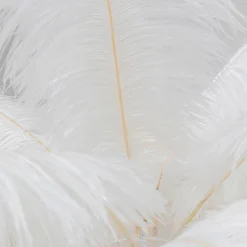 KARE Feather Palm gulvlampe med fjær, hvit Online