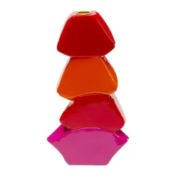 KARE Lysestake Lips, høyde 30 cm, polyresin, rød New