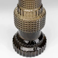 KARE Lysestake Marvelous Duo, høyde 49 cm, glass lilla/grå| Møbel Og Interiør