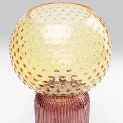 KARE Marvelous Duo-vase, høyde 31 cm, glass, gul, lilla
