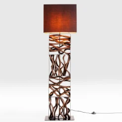 KARE Nature Wave gulvlampe med treverk| Gulvlamper