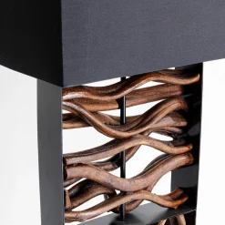 KARE Nature Wave gulvlampe med treverk| Gulvlamper