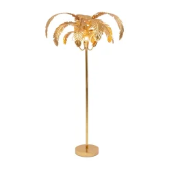 KARE Palmera gulvlampe, 170 cm høy, messing| Gulvlamper