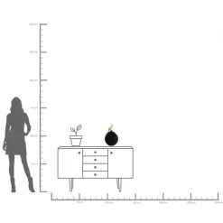KARE Papegøyedekorasjonsboks, høyde 40 cm, polyresin, svart, gull| Møbel Og Interiør