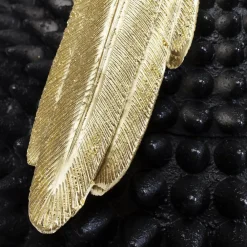 KARE Papegøyedekorasjonsboks, høyde 40 cm, polyresin, svart, gull| Møbel Og Interiør