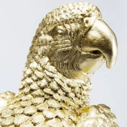 KARE Papegøyedekorasjonsboks, høyde 40 cm, polyresin, svart, gull| Møbel Og Interiør