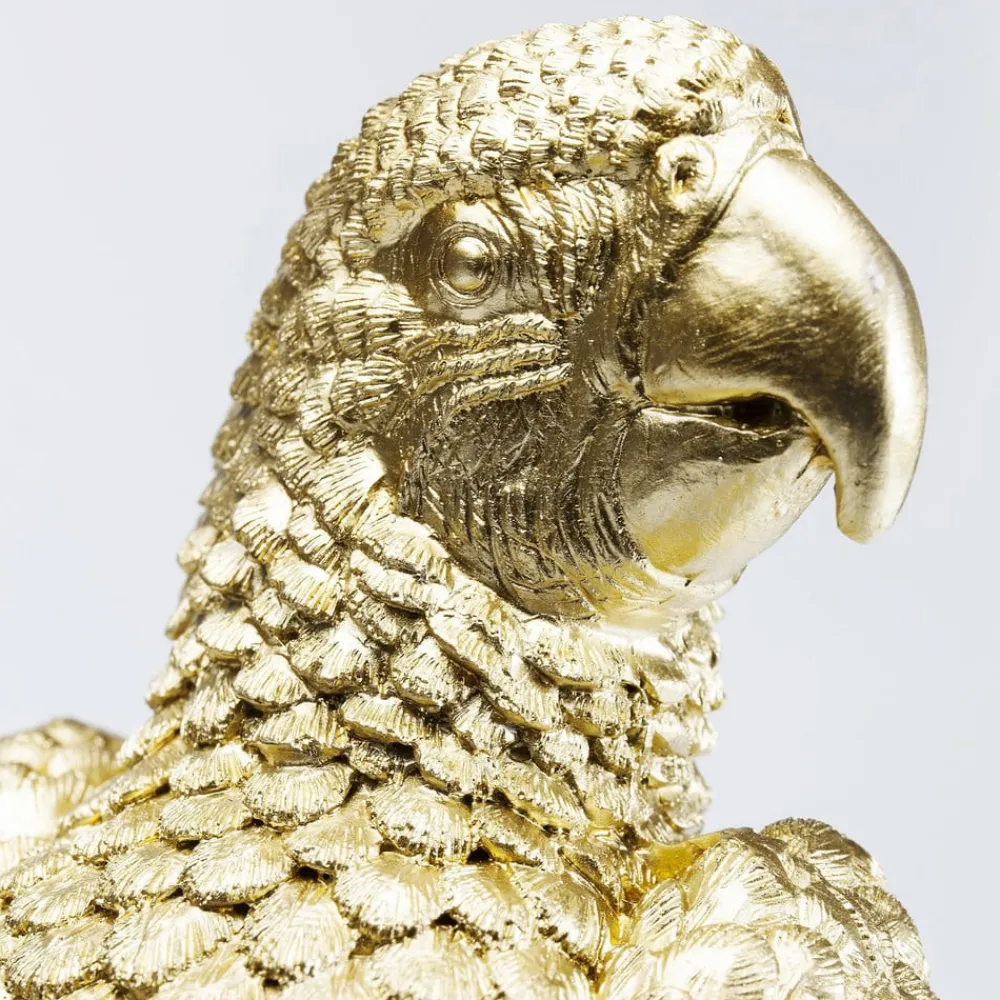 KARE Papegøyedekorasjonsboks, høyde 40 cm, polyresin, svart, gull| Møbel Og Interiør