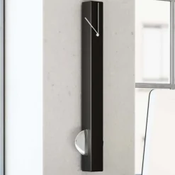 KARE Pendelveggklokke, aluminium, svart New