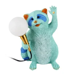 KARE Racoon bordlampe, multifarget, kunstharpiks, høyde 31 cm| Bordlamper