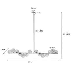KARE Scala Balls pendellampe, sølv New