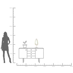 KARE Soft Shape dekorativt objekt, høy form, hvit, støpt stein| Møbel Og Interiør