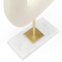 KARE Soft Shape dekorativt objekt, høy form, hvit, støpt stein| Møbel Og Interiør