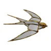 KARE Swallow Mirror veggobjekt, polyresin, glass, gull| Møbel Og Interiør
