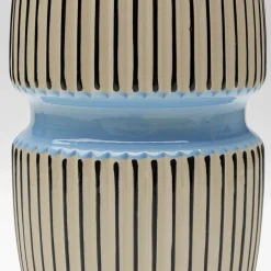 KARE Vase Calabria, blå/beige, porselen, håndlaget Best