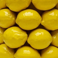 KARE Vase Lemon Juice, høyde 43 cm, Ø 26 cm, porselen, gul Discount