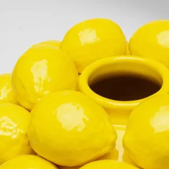 KARE Vase Lemon Juice, høyde 40 cm, Ø 31 cm, porselen, gul Online