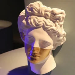 KARE veggobjekt Apollo, polyresin, lakkert, hvit, gull Outlet