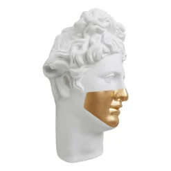 KARE veggobjekt Apollo, polyresin, lakkert, hvit, gull Outlet