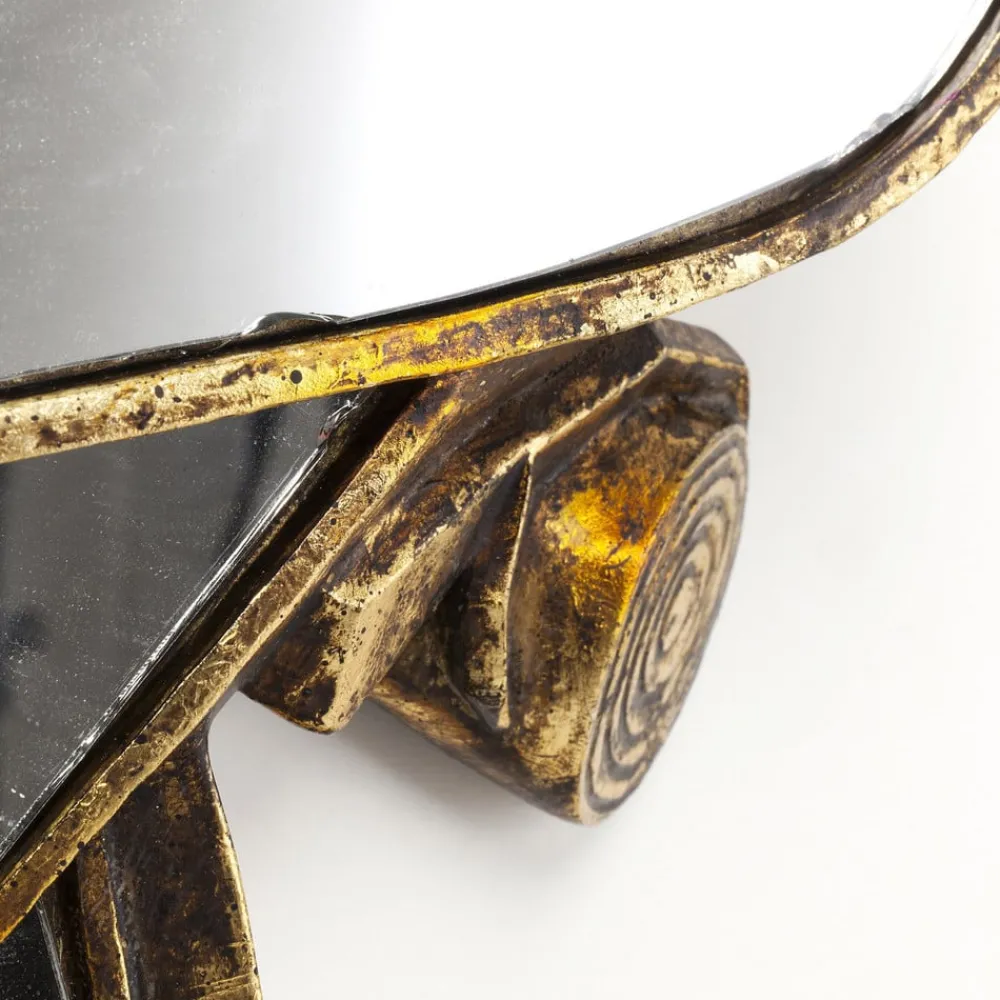 KARE veggobjekt Parrot Mirror, polyresin, glass, gull| Møbel Og Interiør