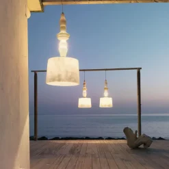 Karman Alibabig utendørs LED-pendellampe, Ø 50 cm Outlet
