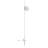 Karman lampe med jordspyd Atmosphere, hvit, 178 cm, plast| Utespotter